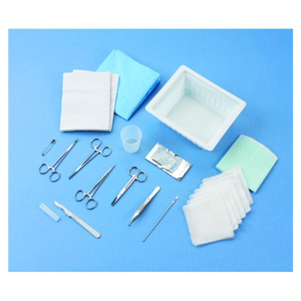 Tray Circumcision W/ 6 Gz/Strt Drsng Scsrs/Adsn Tss Frcps LF 10/Ca